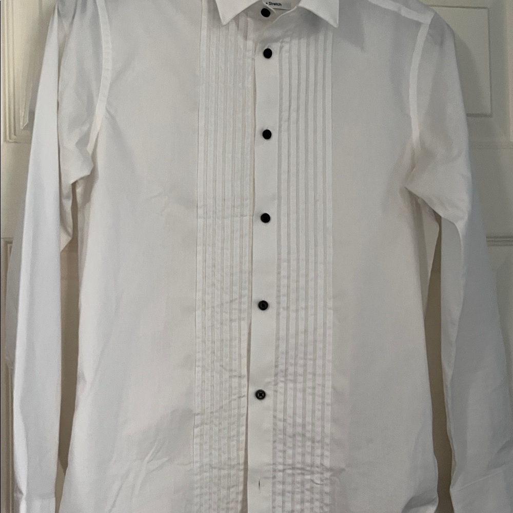 Calvin Klein Boys Formal Dress Shirt - Picture 4 of 5